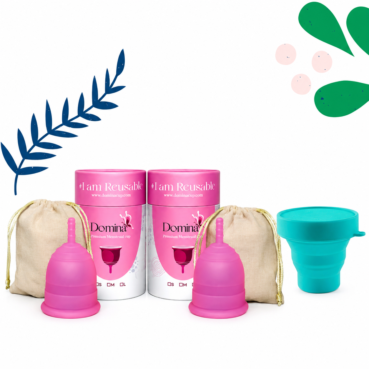 Complete Care Kit – Two Cups + Sterilizer Box