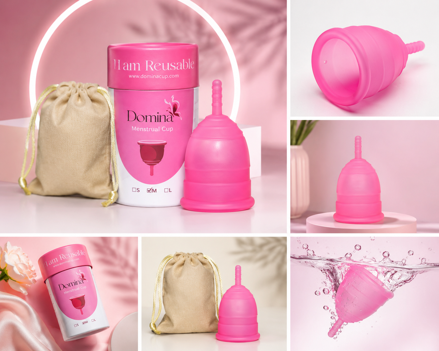 Double Menstrual Cup Combo